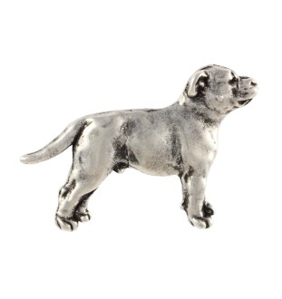 Staffordshire Bull Terrier pin posrebrzony Art-Dog